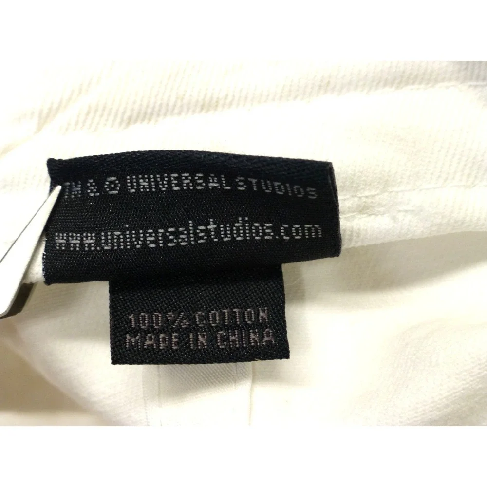 Universal Studios White Adjustable Hat With Pink Embroidery